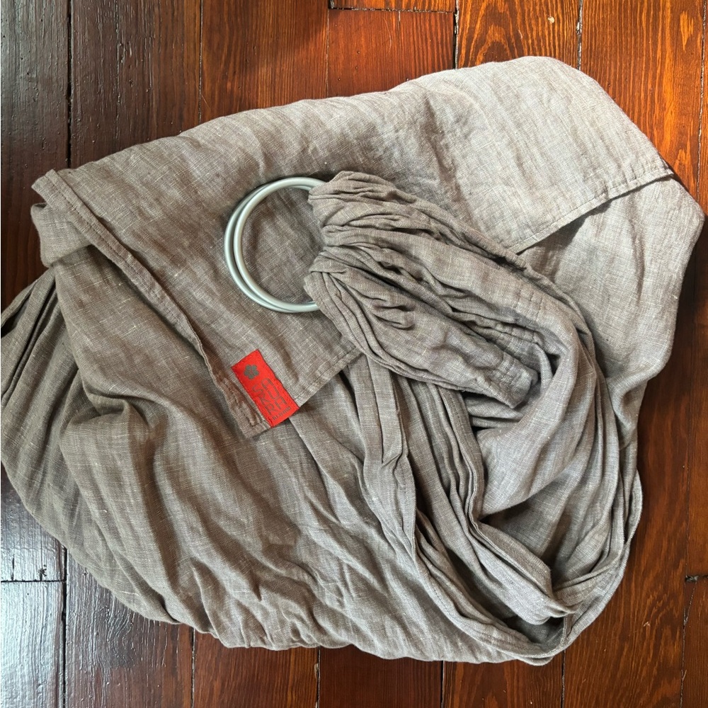 Sakura Bloom Linen Ring Sling
